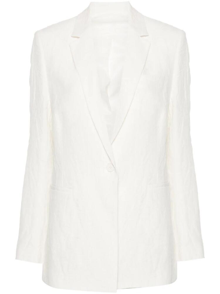 Christian Wijnants Jinja linen blazer - Neutrals Cover