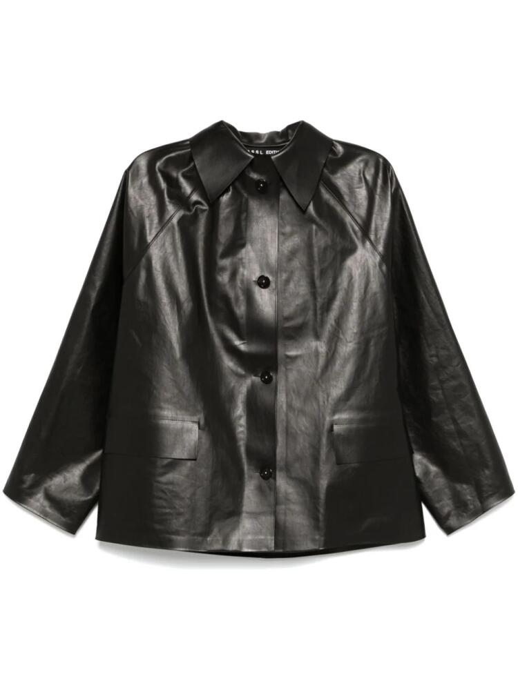 KASSL Editions coated jacket - Black Cover