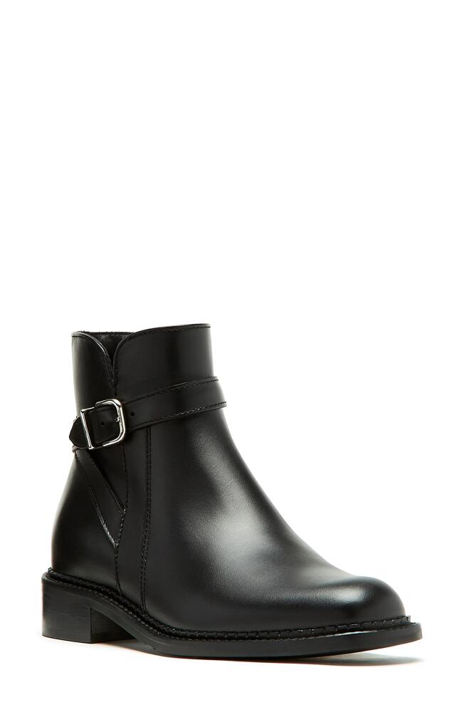 La Canadienne Sarah Waterproof Bootie in Black Leather Cover