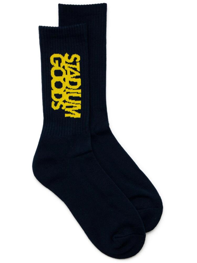 STADIUM GOODS® logo "Fab 5" crew socks - Blue Cover