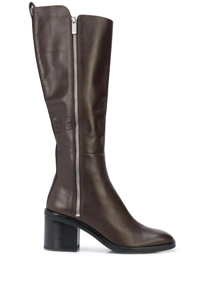 3.1 Phillip Lim Alexa 70mm knee-high boots - Brown Cover