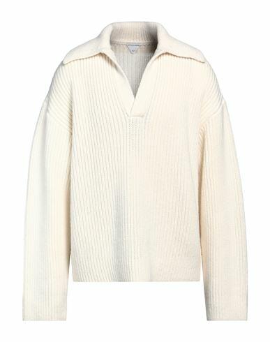 Bottega Veneta Man Sweater Off white Wool, Cashmere Cover