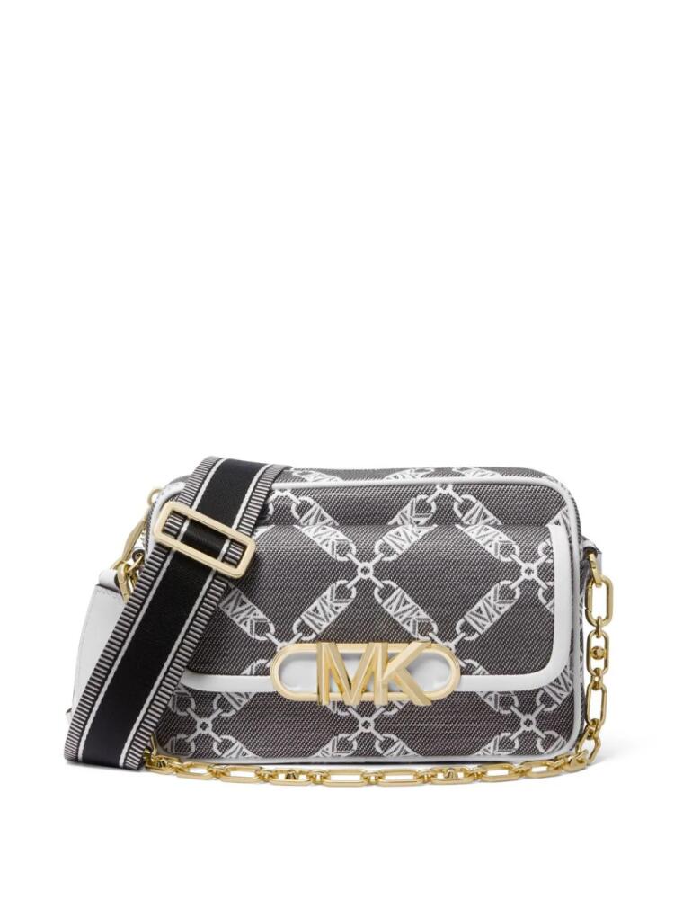 Michael Michael Kors Parker logo-plaque crossbody bag - Black Cover