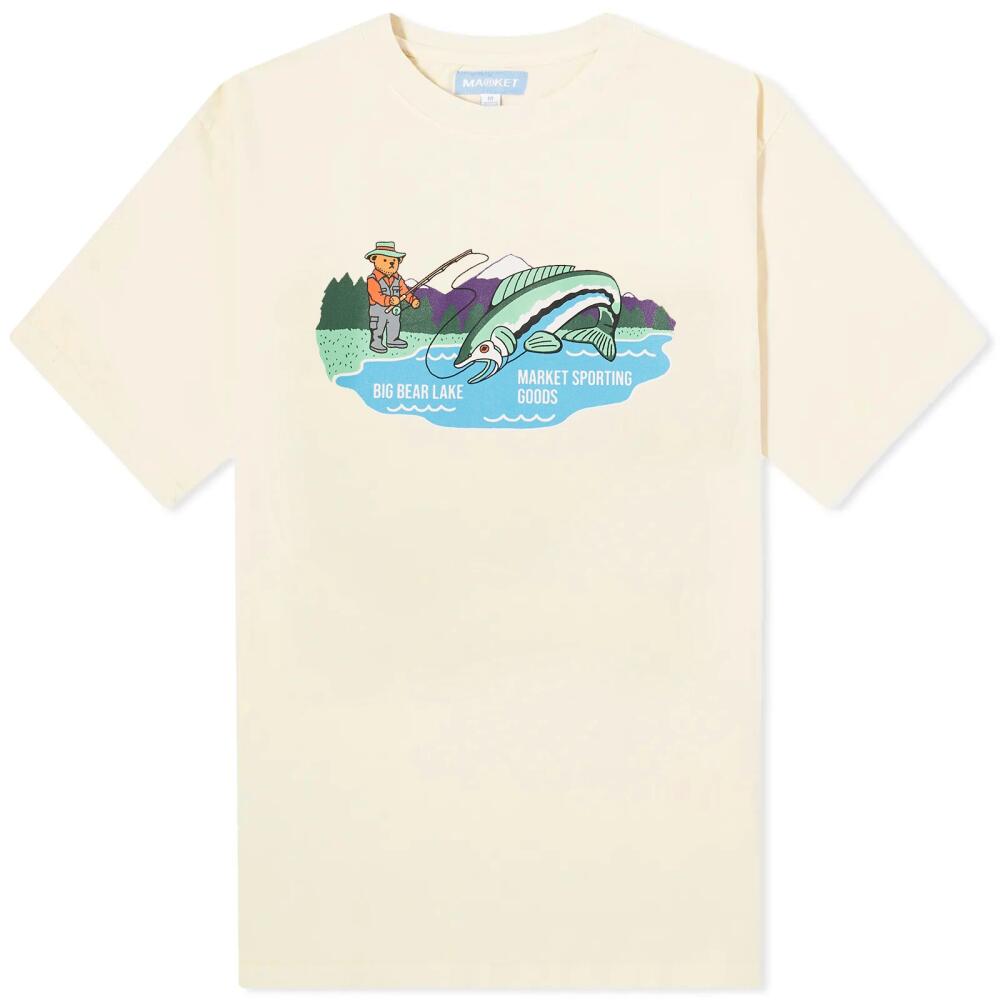 MARKET Men's Big Bear T-Shirt in Ecru Cover