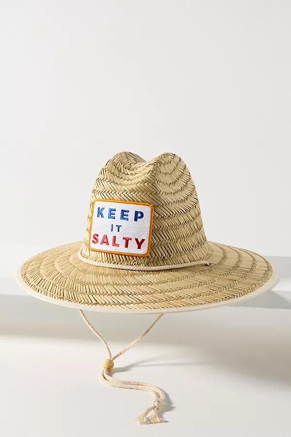 Friday Feelin Keep It Salty Straw Lifeguard Rancher Cover