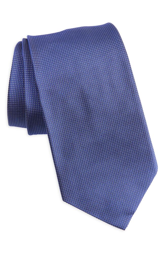 Ralph Lauren Purple Label Bond St. Solid Silk Tie in Blue Cover