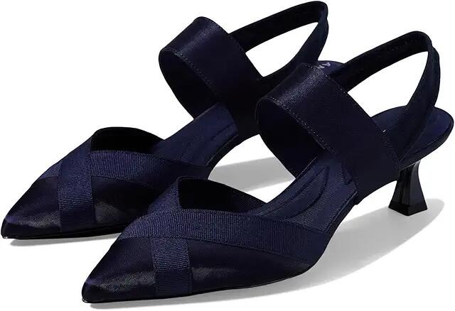 Anne Klein Islander (Navy Fabric) Women's Sandals Cover