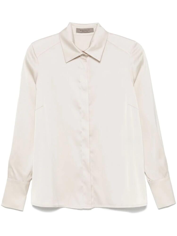 D.Exterior satin shirt - Neutrals Cover