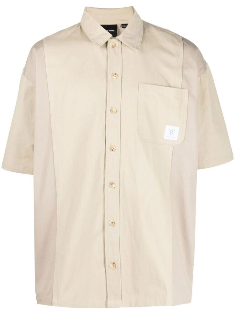 Daily Paper Modji short-sleeved twill shirt - Neutrals Cover