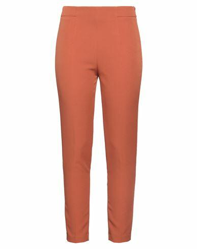 Biancoghiaccio Woman Pants Rust Polyester, Elastane Cover