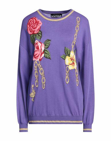 Boutique Moschino Woman Sweater Light purple Virgin Wool, Acrylic, Acetate, Polyamide, Polyester Cover