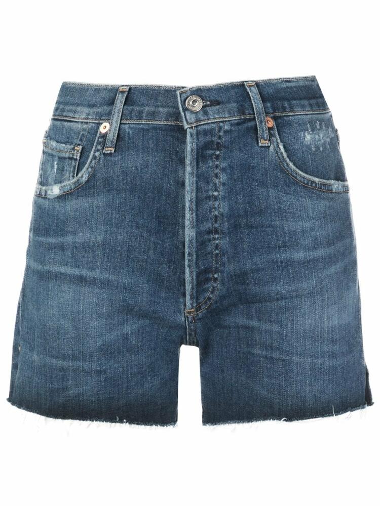 Citizens of Humanity Marlow distressed denim shorts - Blue Cover