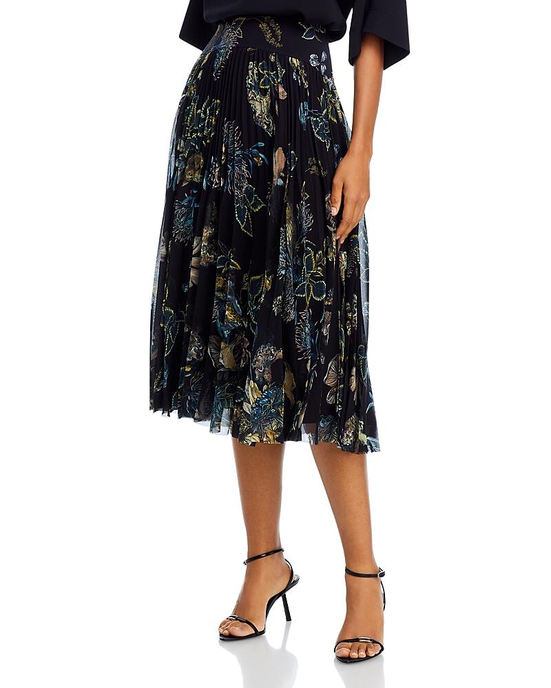 Jason Wu Collection Forest Floral Pleated Skirt Cover