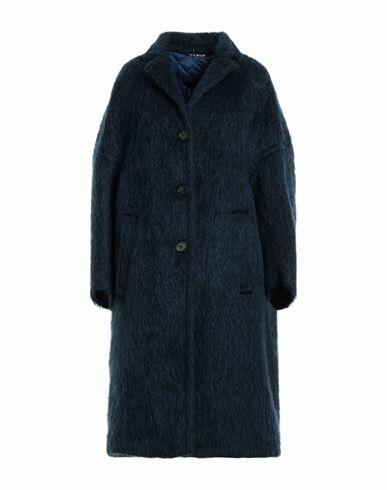 Marni Woman Coat Midnight blue Synthetic fibers, Acrylic, Wool, Alpaca wool, Mohair wool Cover