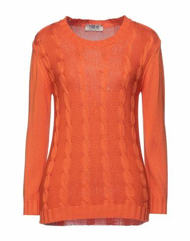 Tsd12 Woman Sweater Orange Viscose, Acrylic Cover