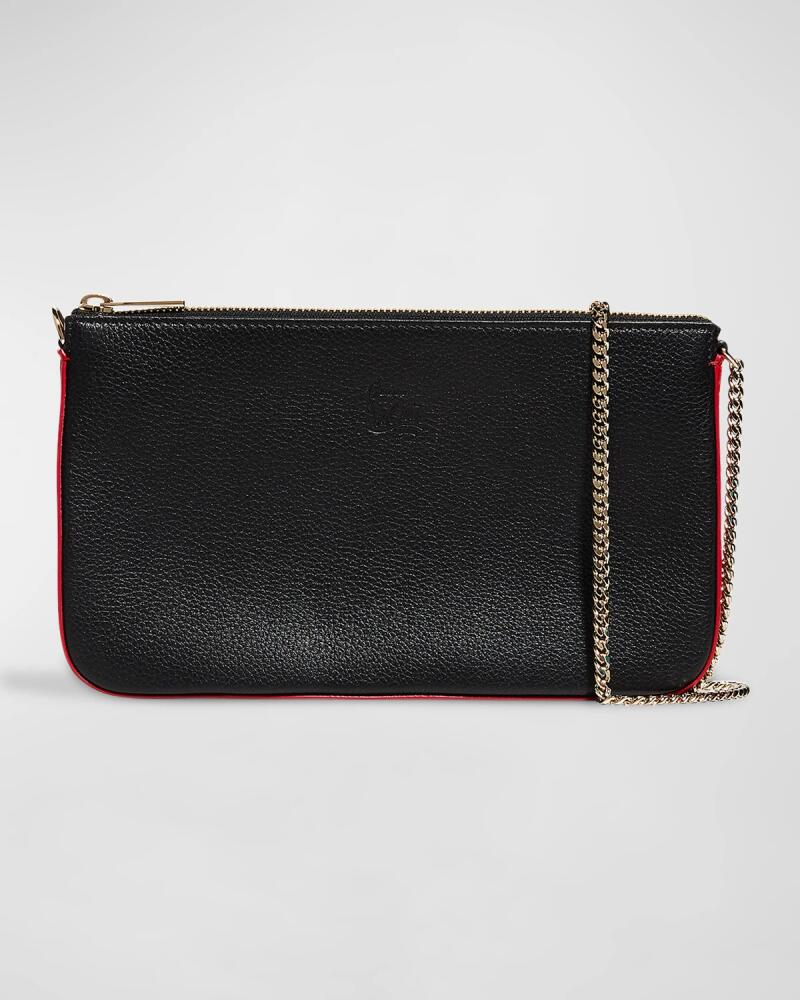 Christian Louboutin Loubila Hybrid Crossbody in Grained Leather Cover