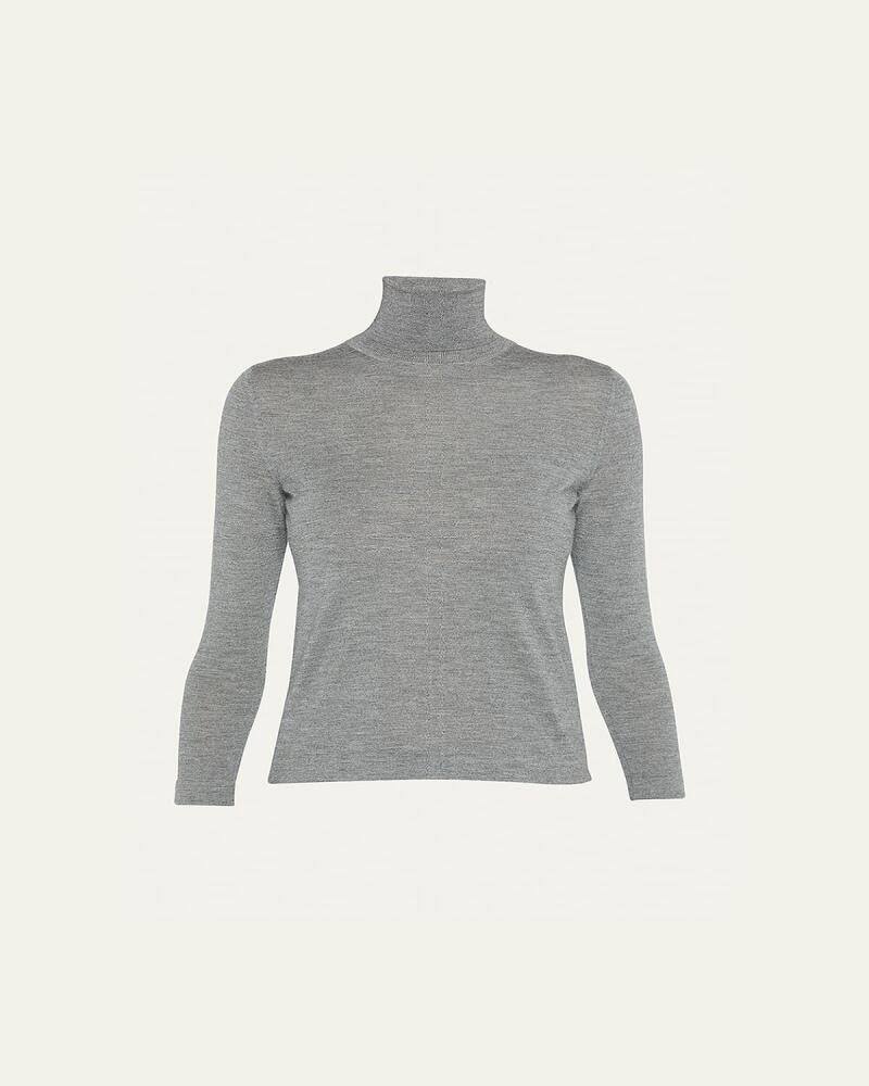 THE ROW Fabua Turtleneck Cashmere Top Cover