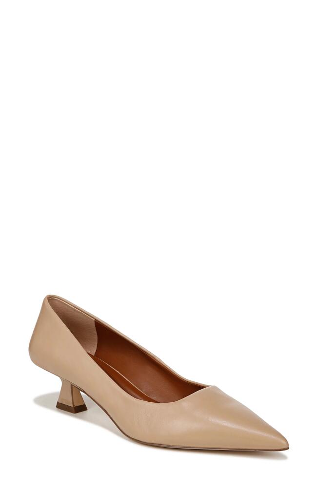 SARTO by Franco Sarto Diva Kitten Heel Pointed Toe Pump in Tan Cover