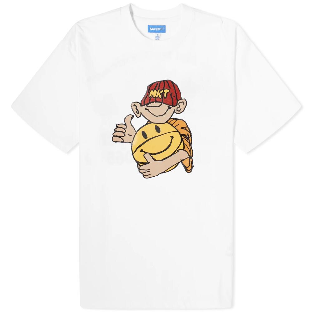 MARKET Men's Friendly Game T-Shirt in White Cover