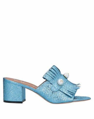 Via Roma 15 Woman Sandals Azure Soft Leather Cover