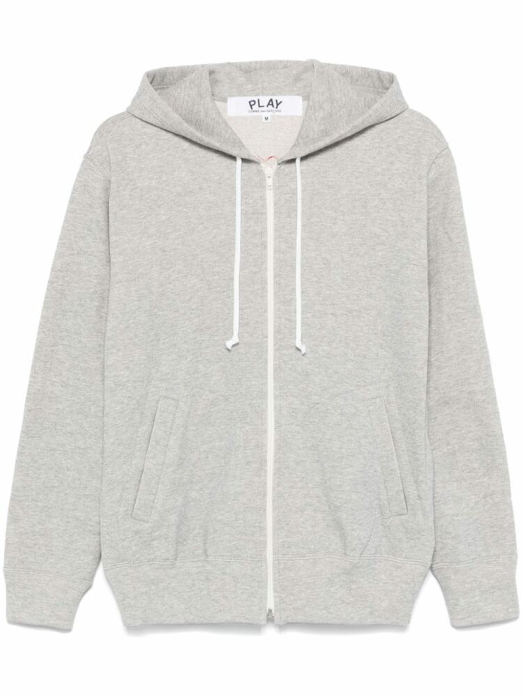 Comme Des Garçons Play signature heart-patch hoodie - Grey Cover