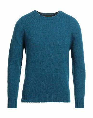 Lanificio Pubblico Man Sweater Bright blue Virgin Wool Cover