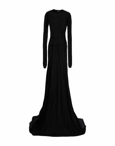 Ann Demeulemeester Woman Maxi dress Black Cotton, Polyamide Cover