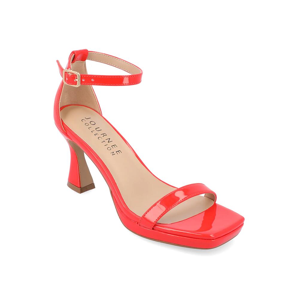 Journee Collection Jeanne Platform Sandal | Women's | Red Cover