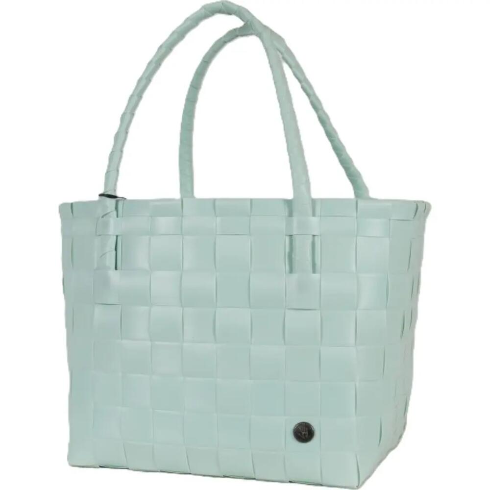 Handed By Paris Recycled Plastic Tote Bag in Soft Mint Cover