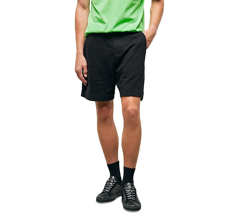 The Kooples Straight Elastic Waist Shorts Cover