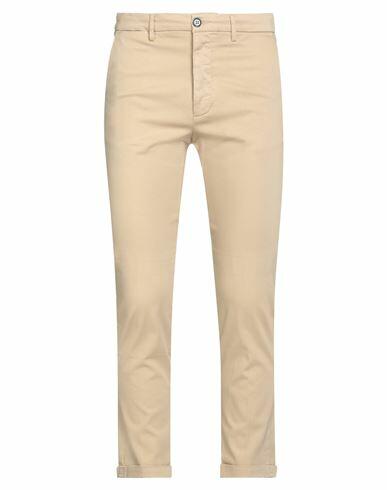 True Nyc Man Pants Beige Cotton, Elastane Cover