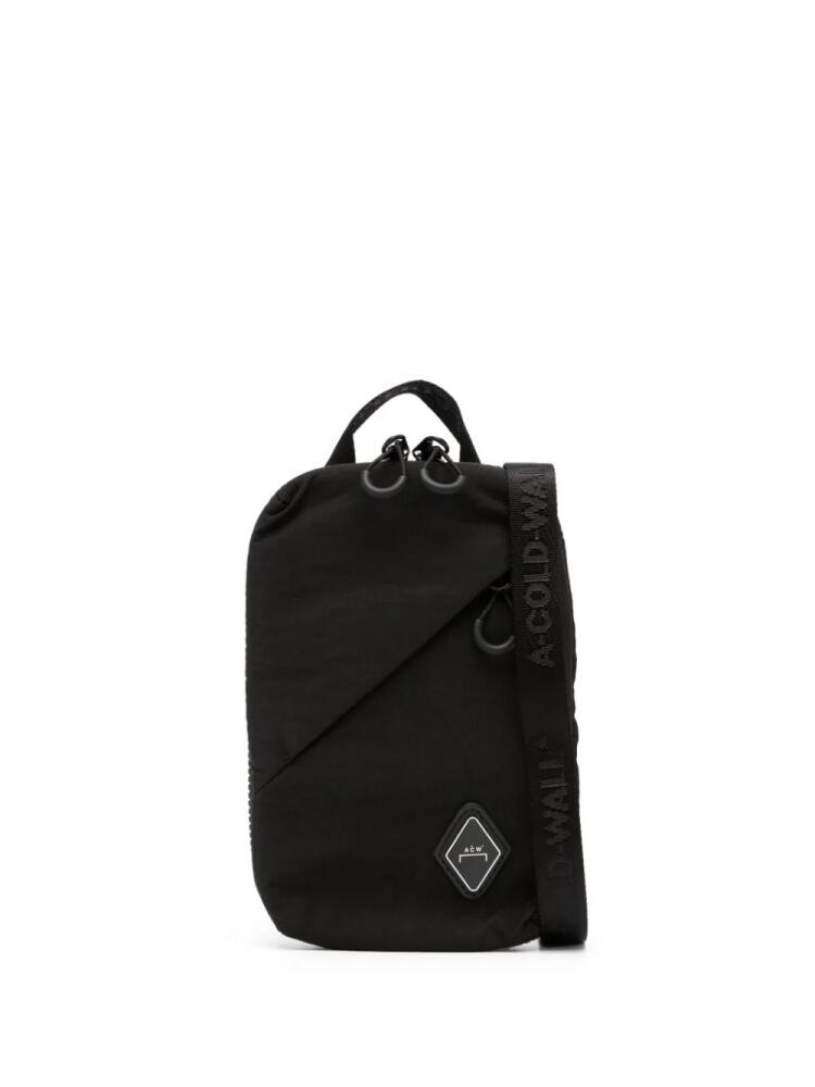 A-COLD-WALL* Diamond lanyard messenger bag - Black Cover