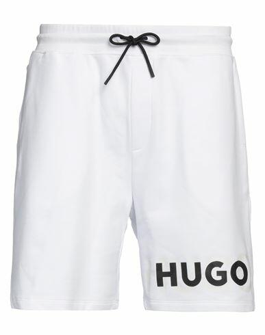 Hugo Man Shorts & Bermuda Shorts White Cotton Cover