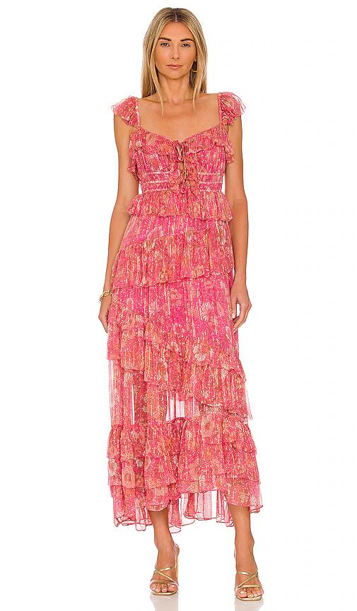 Tularosa Corinne Maxi Dress in Pink Cover