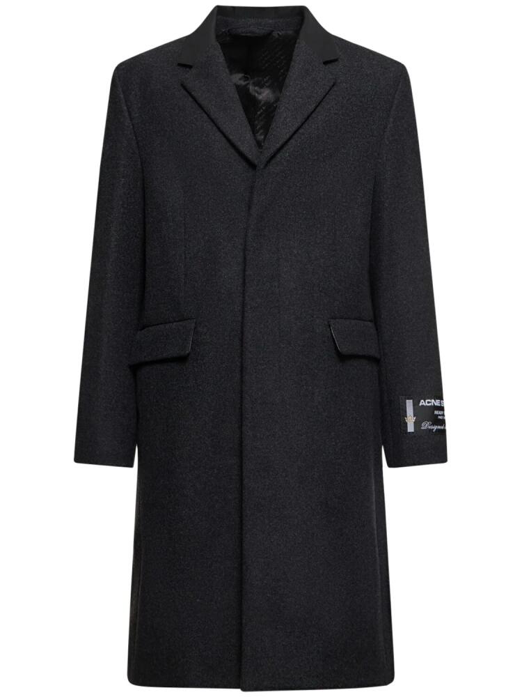 ACNE STUDIOS Orkar Classic Wool Mélange Coat Cover