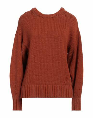 Semicouture Woman Sweater Rust Cashmere, Polyamide Cover