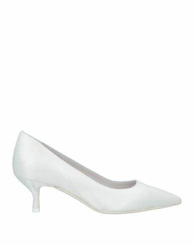 Francesco Sacco Woman Pumps Off white Textile fibers Cover