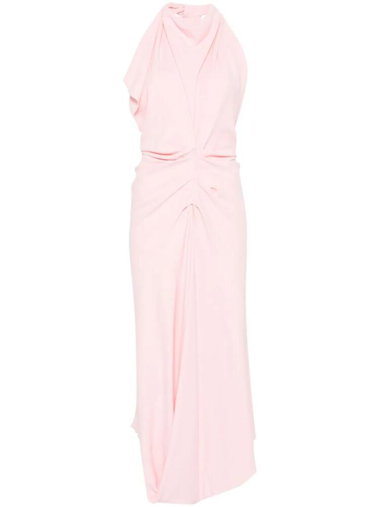 Victoria Beckham draped maxi dress - Pink Cover