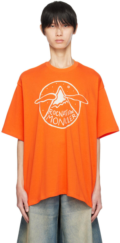 Moncler Genius Moncler x Roc Nation Orange T-Shirt Cover