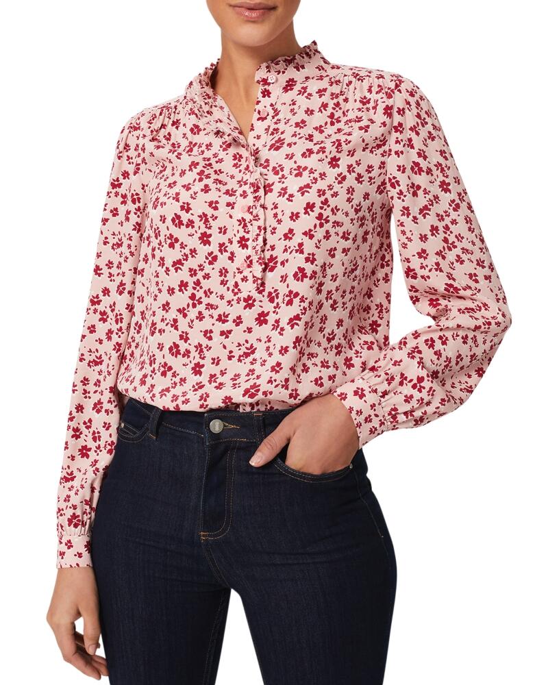 Hobbs London Lillian Floral Print Ruffled Blouse Cover