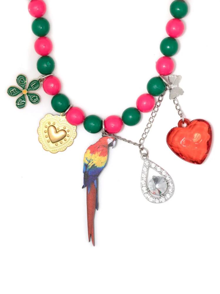 Amir Slama charm-detail beaded necklace - Multicolour Cover