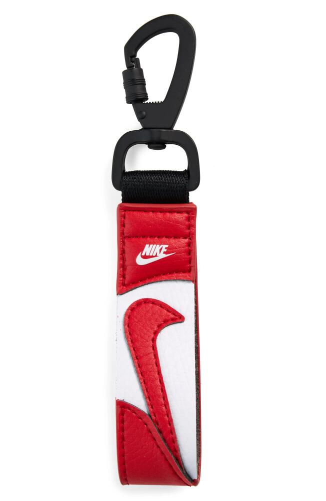 Nike Premium Key Fob in University Red/White Cover