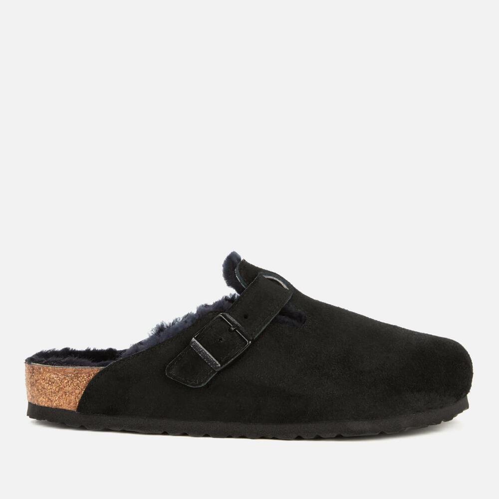 Birkenstock Men's Boston Shearling Lined Mules - Black Cover