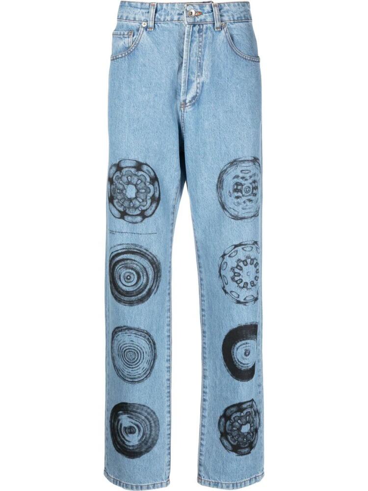 MSFTSrep Vibrations straight-leg jeans - Blue Cover