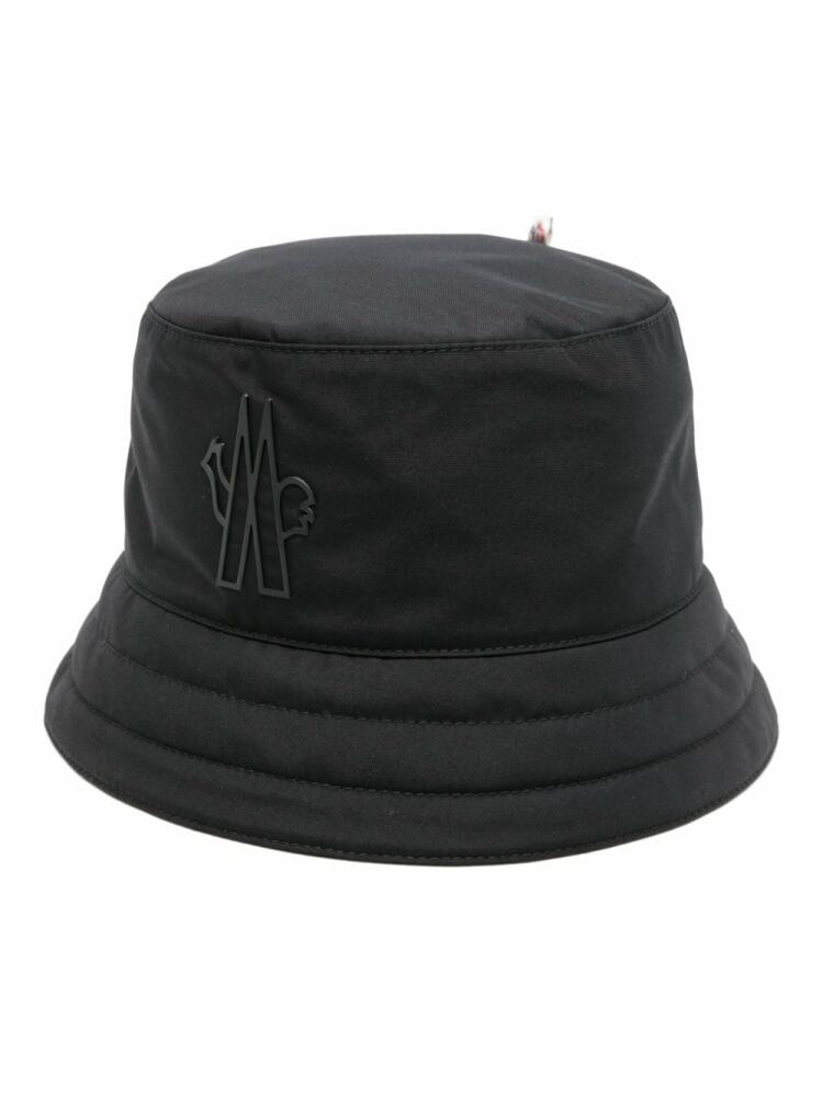 Moncler Grenoble logo-appliqué bucket hat - Black Cover