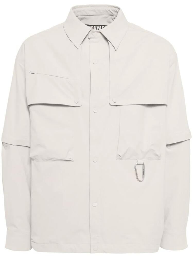 Spoonyard detachable-sleeve shirt - Neutrals Cover