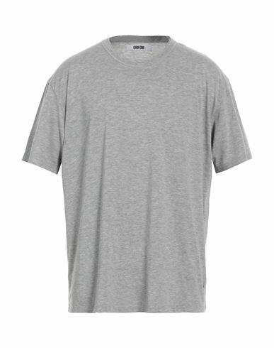 Grifoni Man T-shirt Grey Cotton Cover