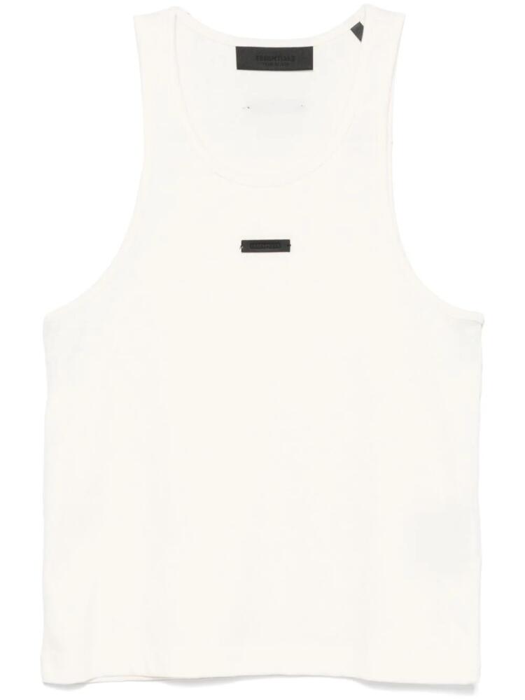 FEAR OF GOD ESSENTIALS logo-appliqué tank top - Neutrals Cover