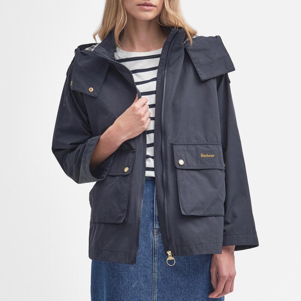 Barbour Perez Showerproof Waxed Cotton-Blend Jacket Cover