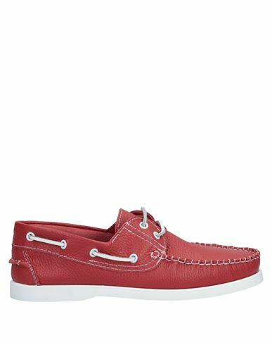 Angelo Pallotta Man Loafers Red Soft Leather Cover